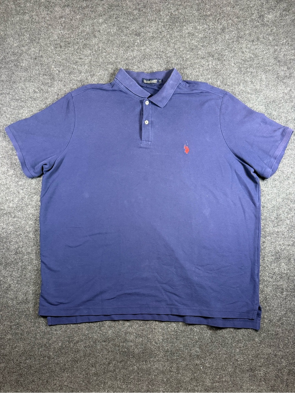 Polo Ralph Lauren Men's Navy/Red Cotton Golf Polo Shirt Pony Size 3XB Big